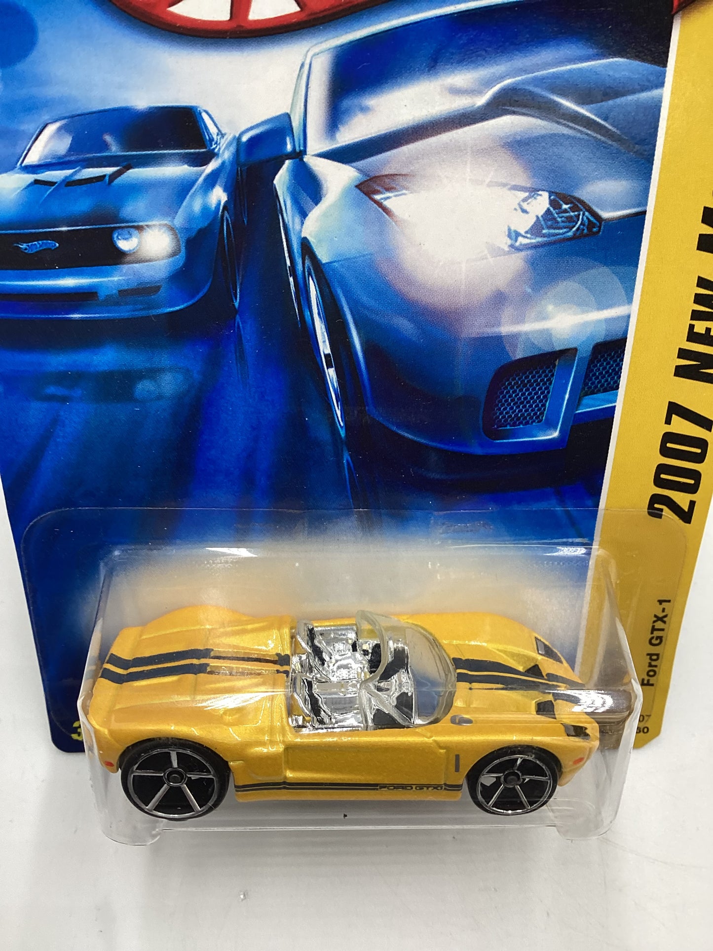 2007 Hot Wheels New Models #17 Ford GTX1 Yellow 27D