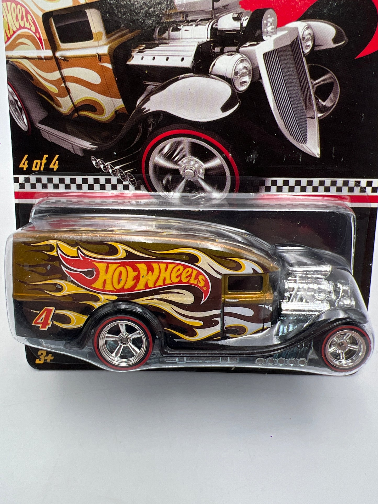 2011 Hot Wheels RLC Mail In #4 Blown Delivery Gold W/Protector