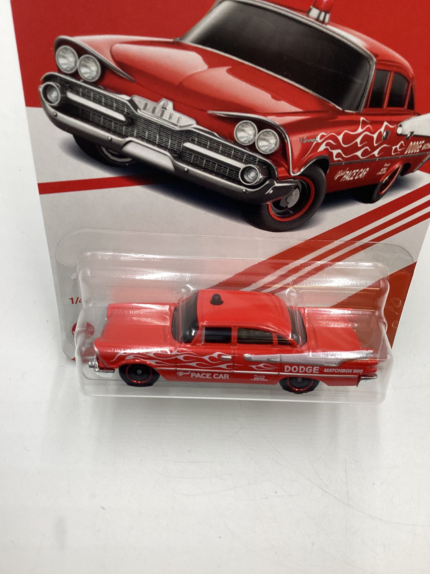 2024 Matchbox Target Red Exclusive #1 59 Dodge Coronet Police Car Red 160J