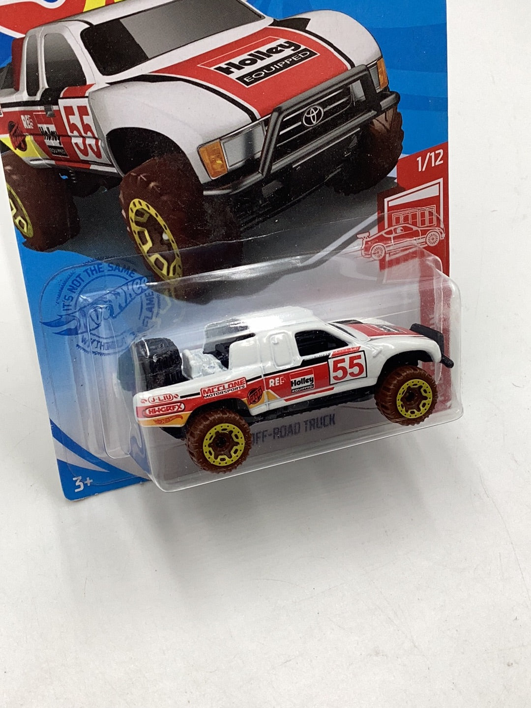 2020 Hot Wheels #4 Red Edition Toyota Off-Road Truck