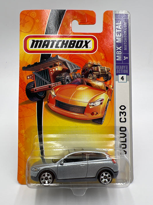 Matchbox MBX Metal #4 Volvo C30 Silver W/Protector