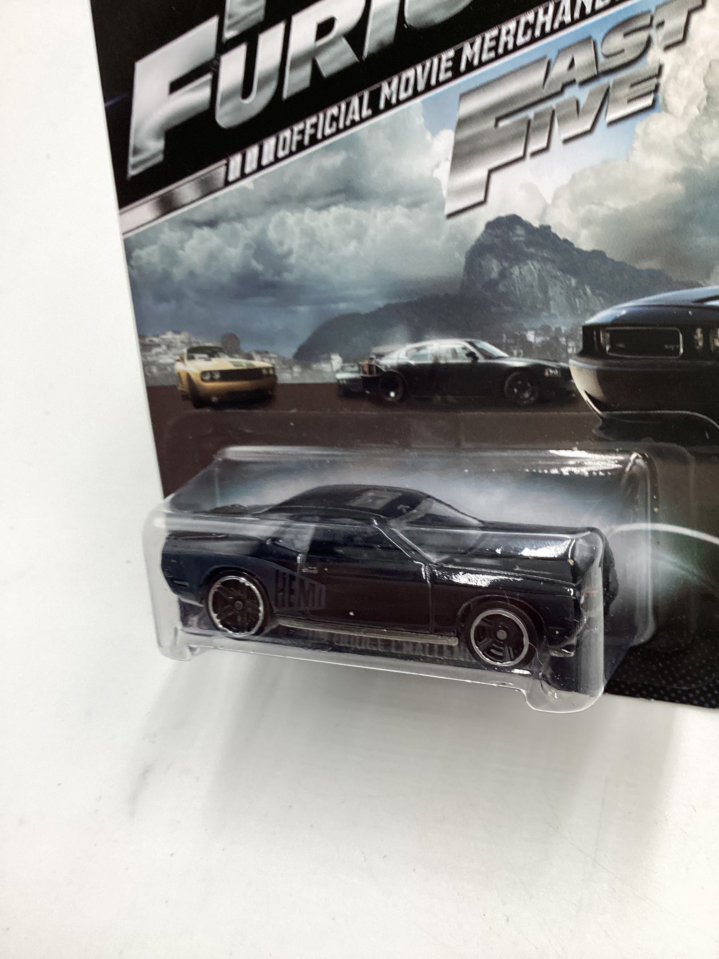 2014 Hot Wheels Fast and Furious Fast Five #6 08 Dodge Challenger SRT8 Black 71i