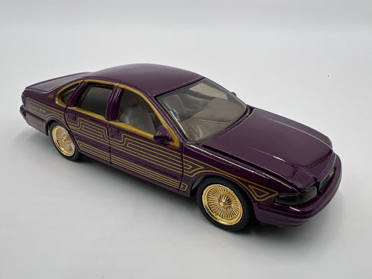 Revell 1/64 Lowrider Magazine #134 96 Chevy Impala SS Purple/Gold Loose