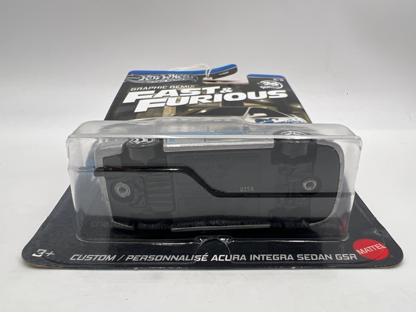 Hot Wheels Silver Series Fast & Furious Graphic Remix #5 Custom Acura Integra Sedan GSR Silver 71B