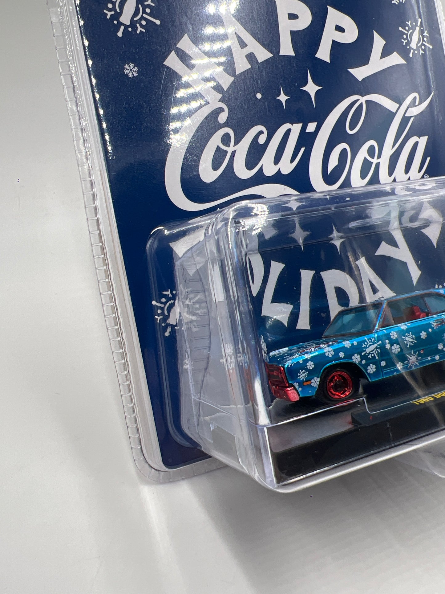 2025 M2 Machines Coca Cola Holidays CHASE 1969 Dodge Dart Swinger 340 Blue SK10
