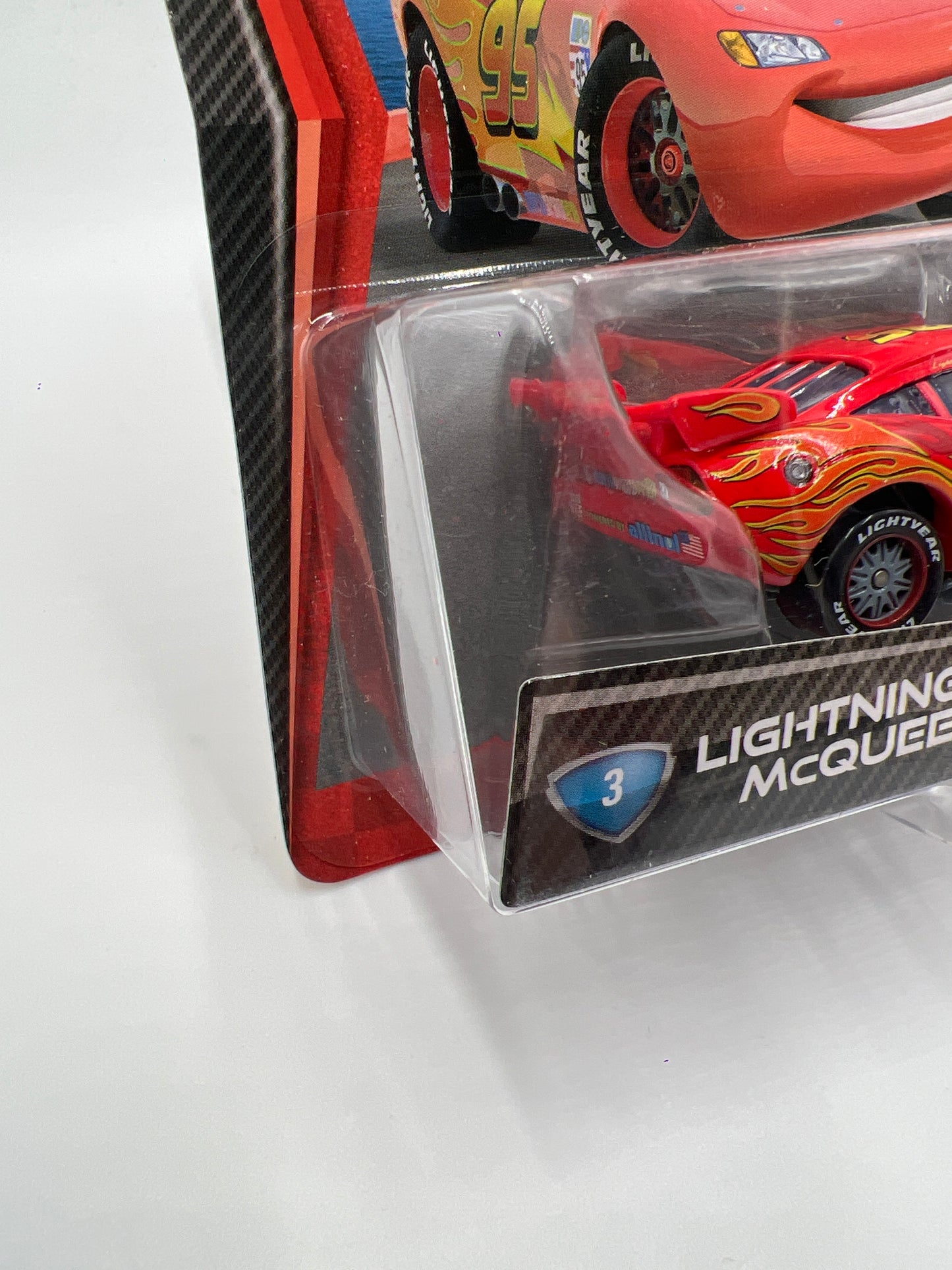 Disney Pixar Cars 2 #3 Lightning McQueen With Racing Wheels 139E