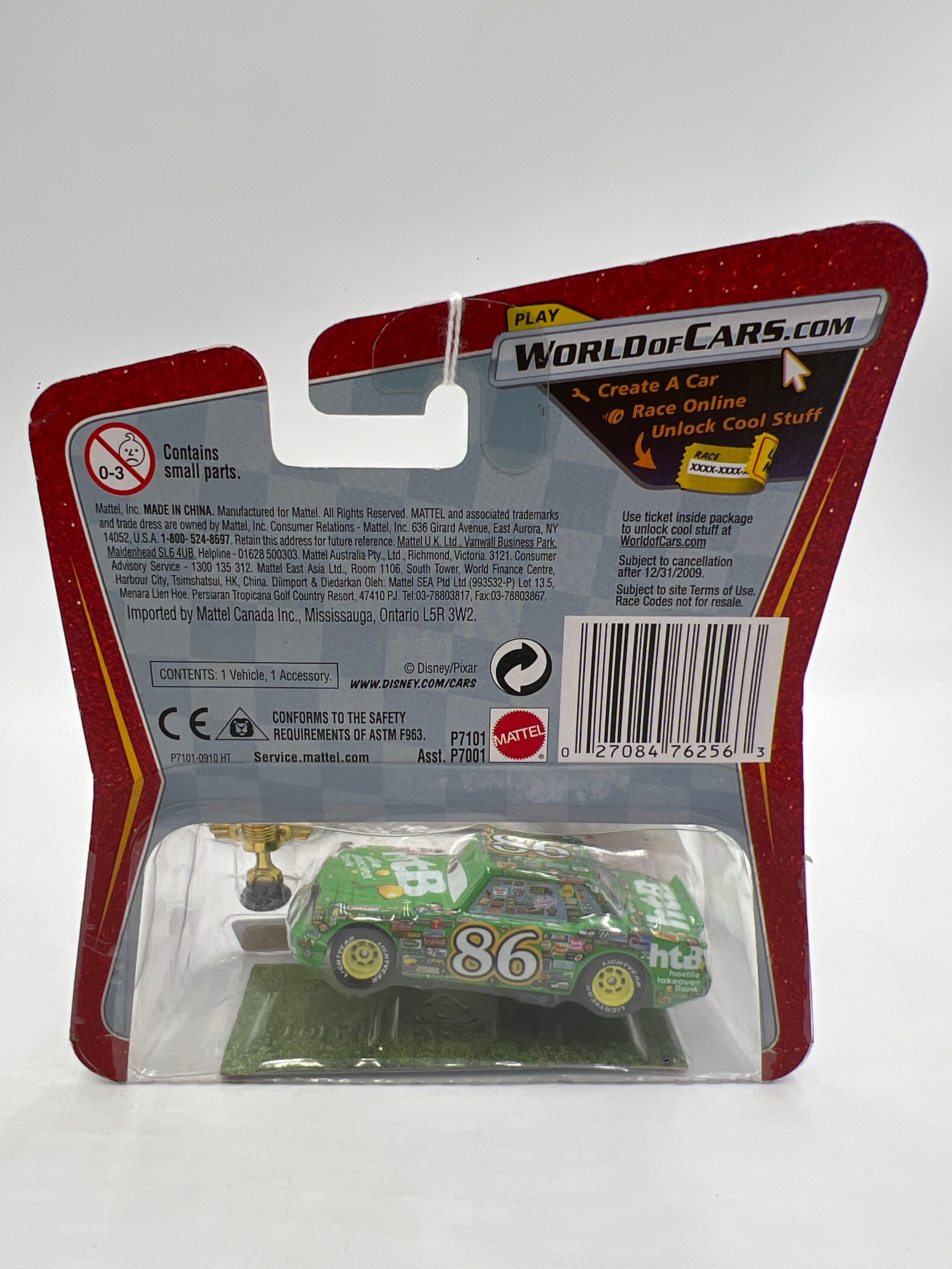 Disney Pixar The World Of Cars #104 CHASE Chick Hicks With Piston
