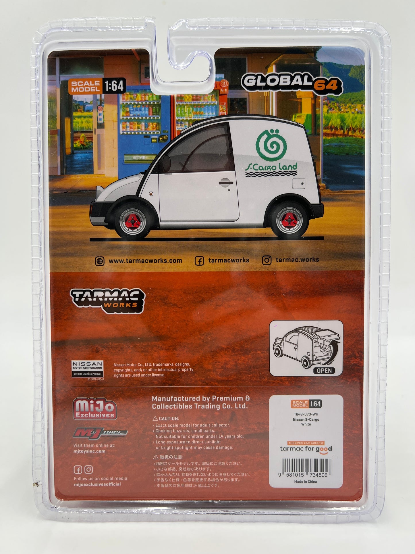 Tarmac Works Mijo Exclusives CHASE Nissan S-Cargo