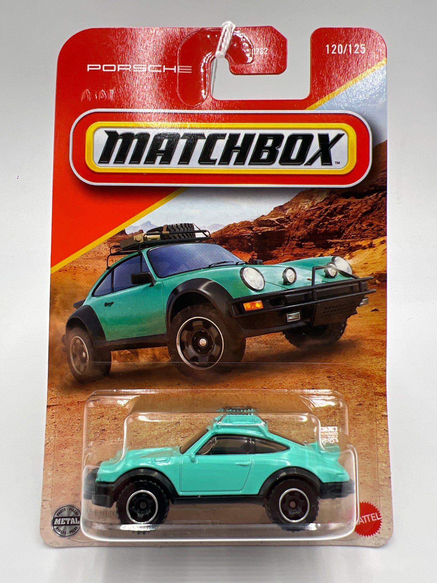 2025 Matchbox #120 1985 Porsche 911 Rally Green 215A