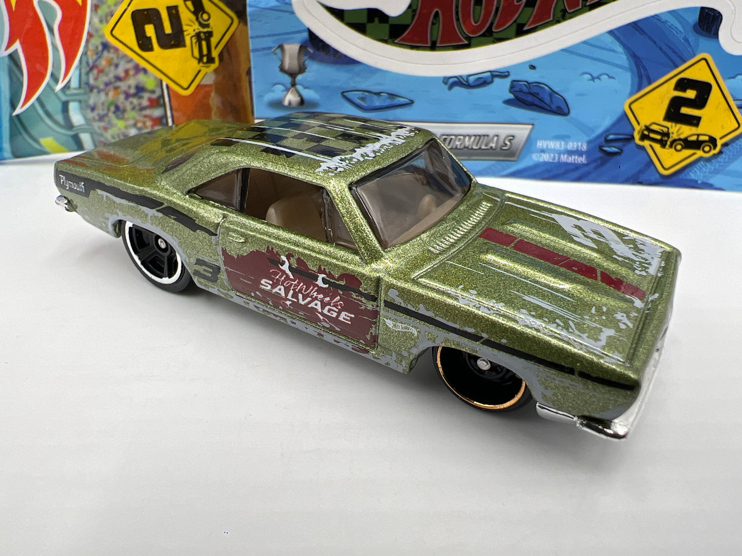 2024 Hot Wheels Mystery Models Series 2 #3 CHASE 68 Plymouth Barracuda Formula S Green