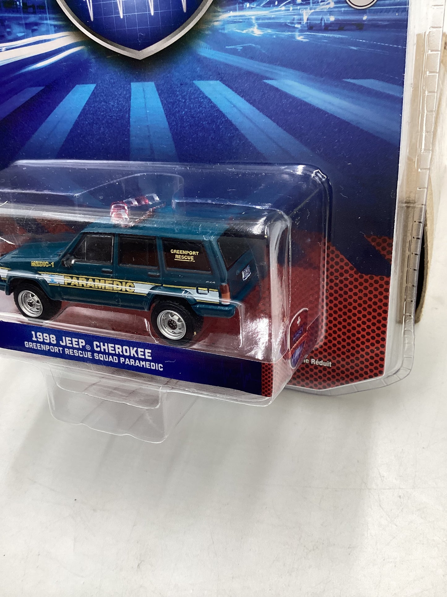 Greenlight First Responders Series 1 1998 Jeep Cherokee Greenport Rescue Squad Paramedic 176F