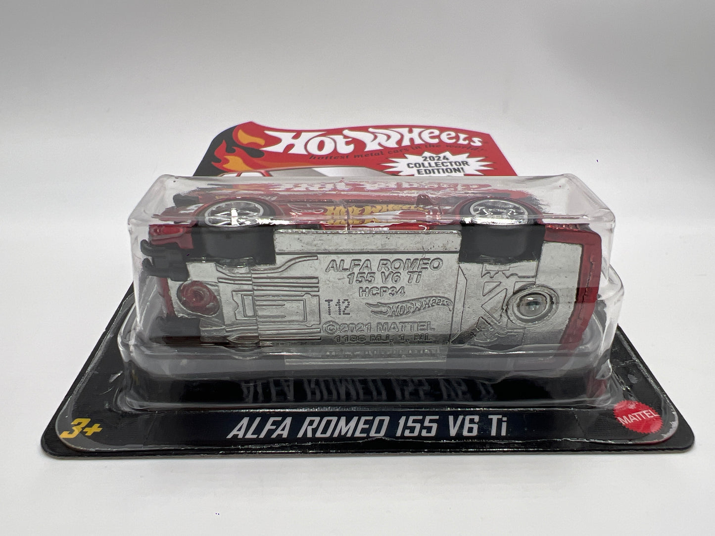 2024 Hot Wheels RLC Collector Edition Mail In #5 Alfa Romeo 155 V6 Ti Red W/Protector