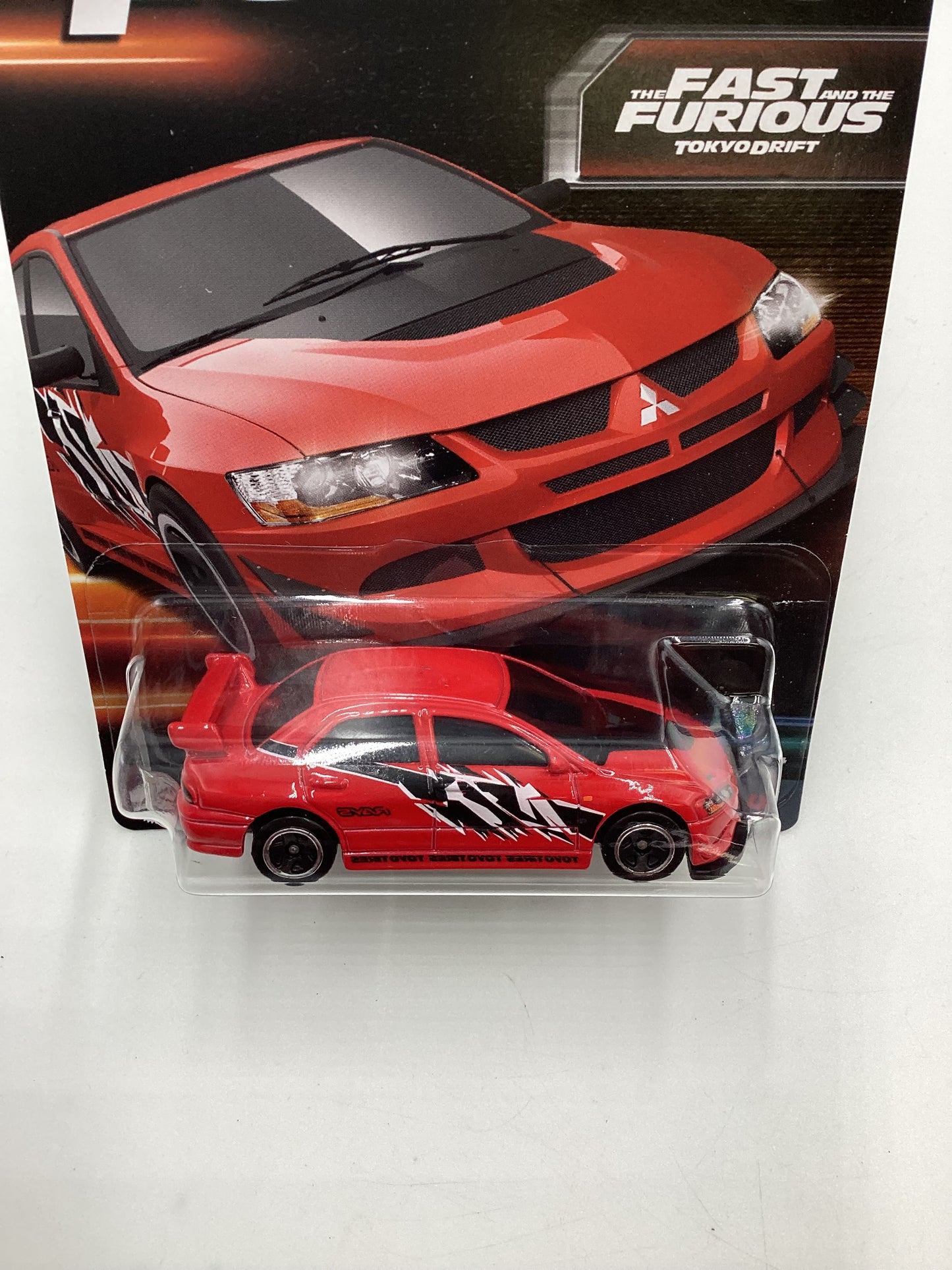 2023 Hot wheels Fast and Furious Series 2 #3 Mitsubishi Lancer Evolution IX Red with protector