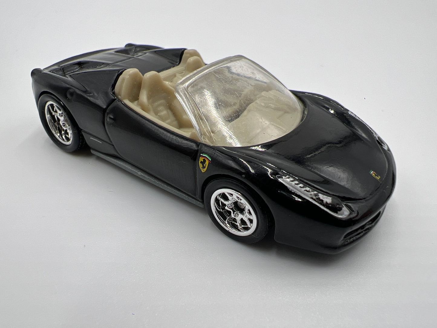 Hot Wheels Ferrari 458 Spider Black Loose CUSTOM