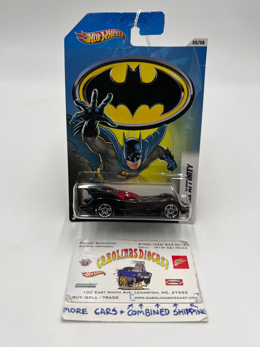 2011 Hot Wheels Batman Series #05 Batmobile Affinity Black 117E