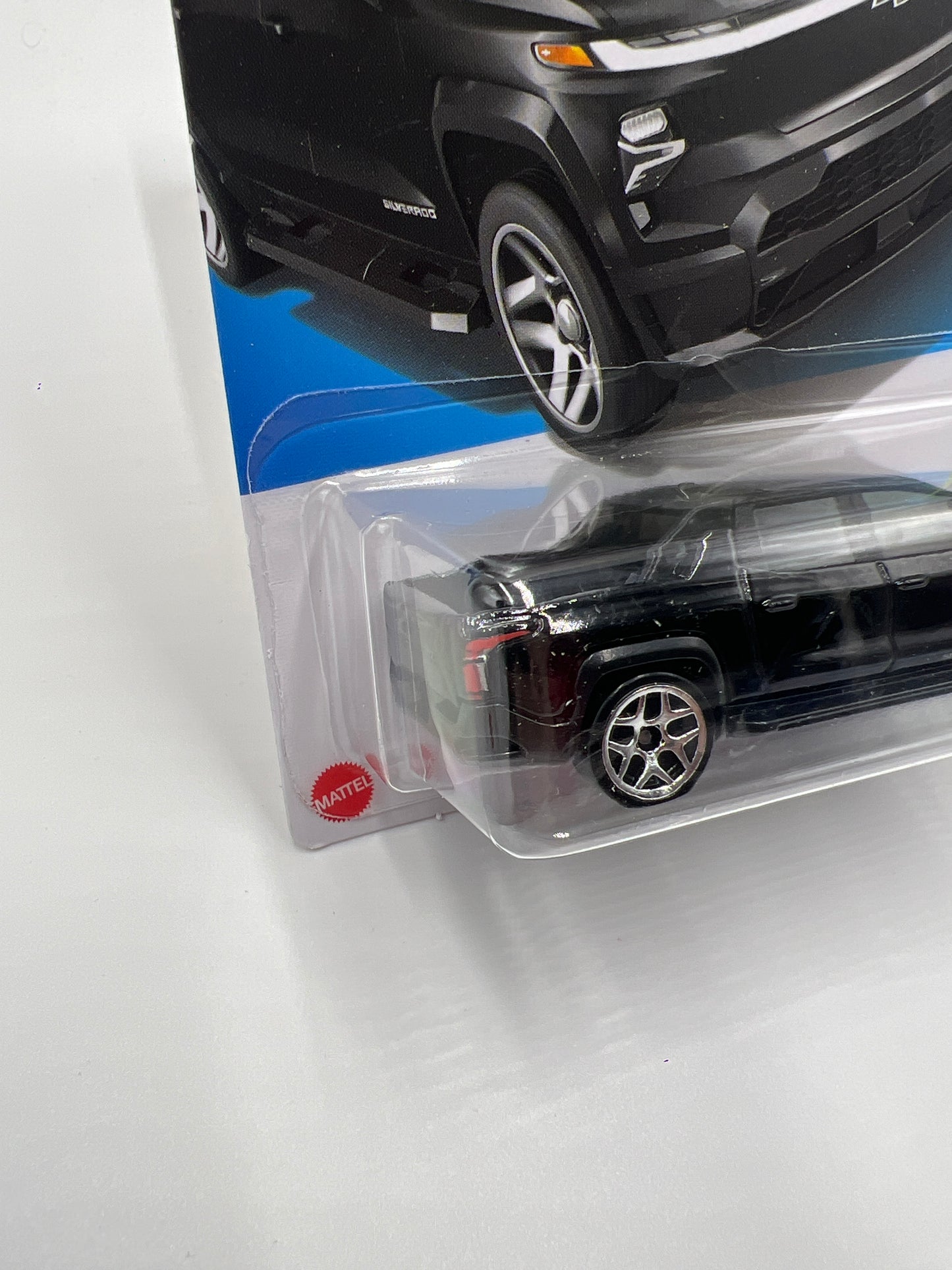 2024 Hot Wheels Q Case #110 Silverado EV RST Black 18A