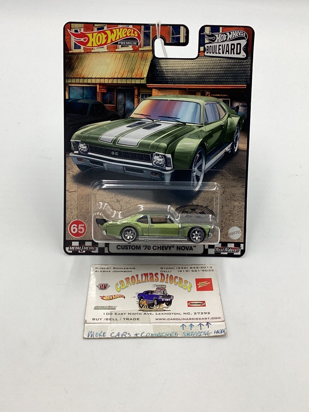 Hot Wheels Boulevard #65 Custom ‘70 Chevy Nova 261D