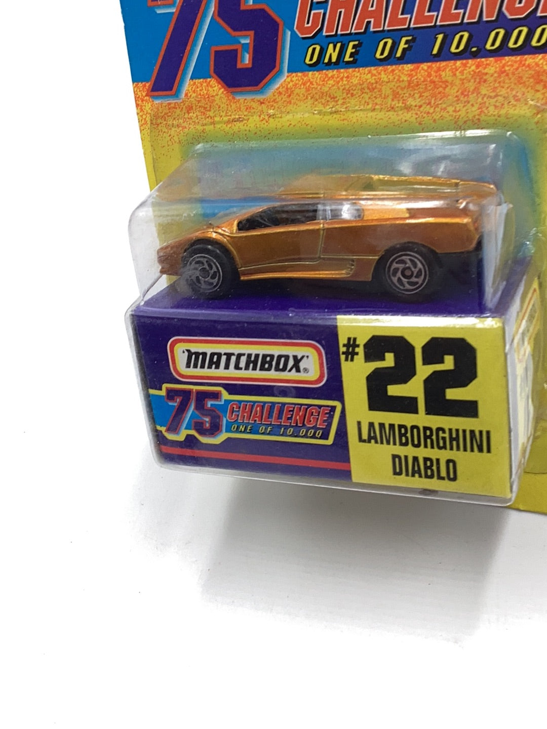 Matchbox 75 Challenge #22 Lamborghini Diablo 163H