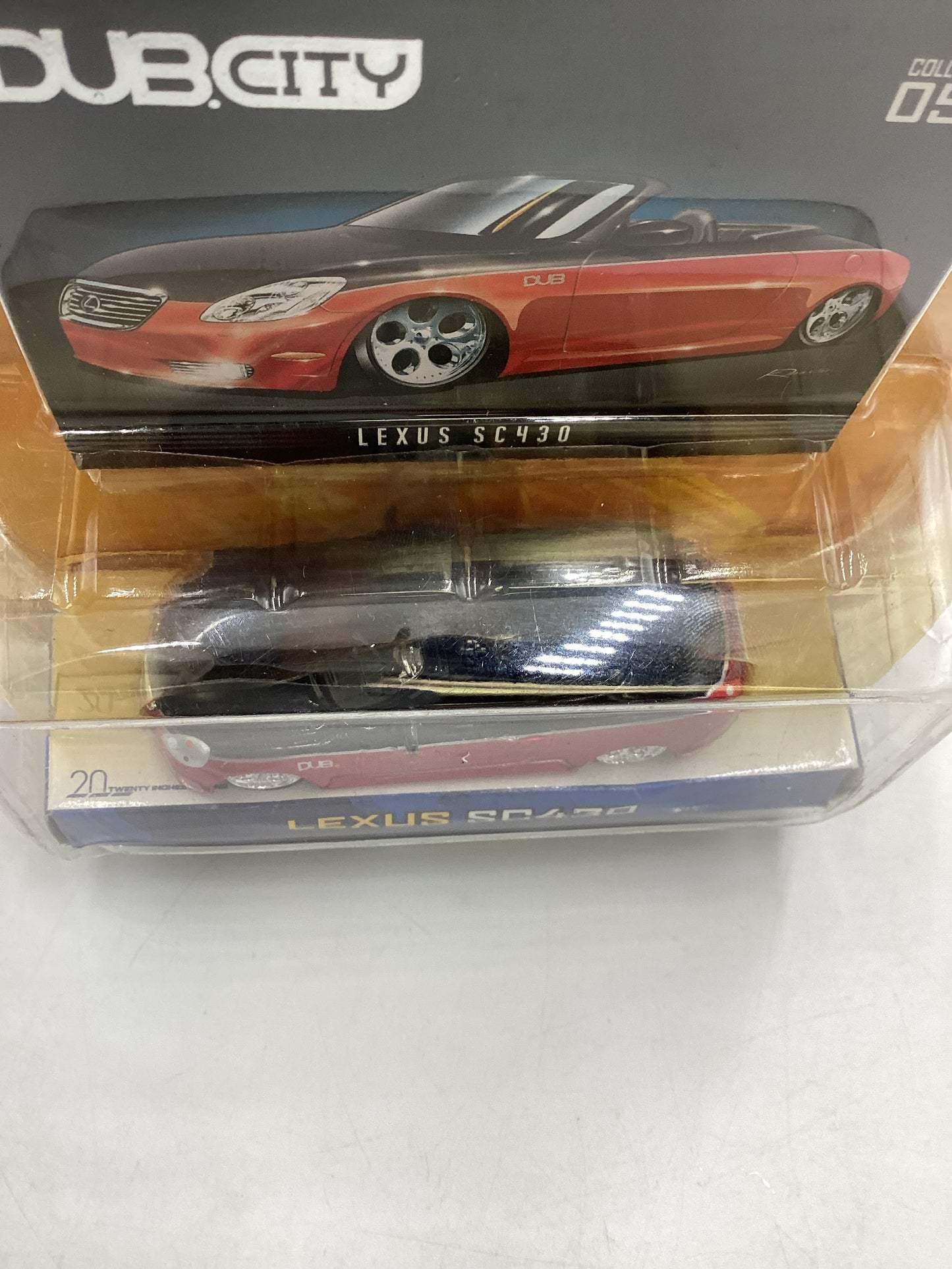 Jada Toys Dub City #058 Lexus SC430 Red 221B