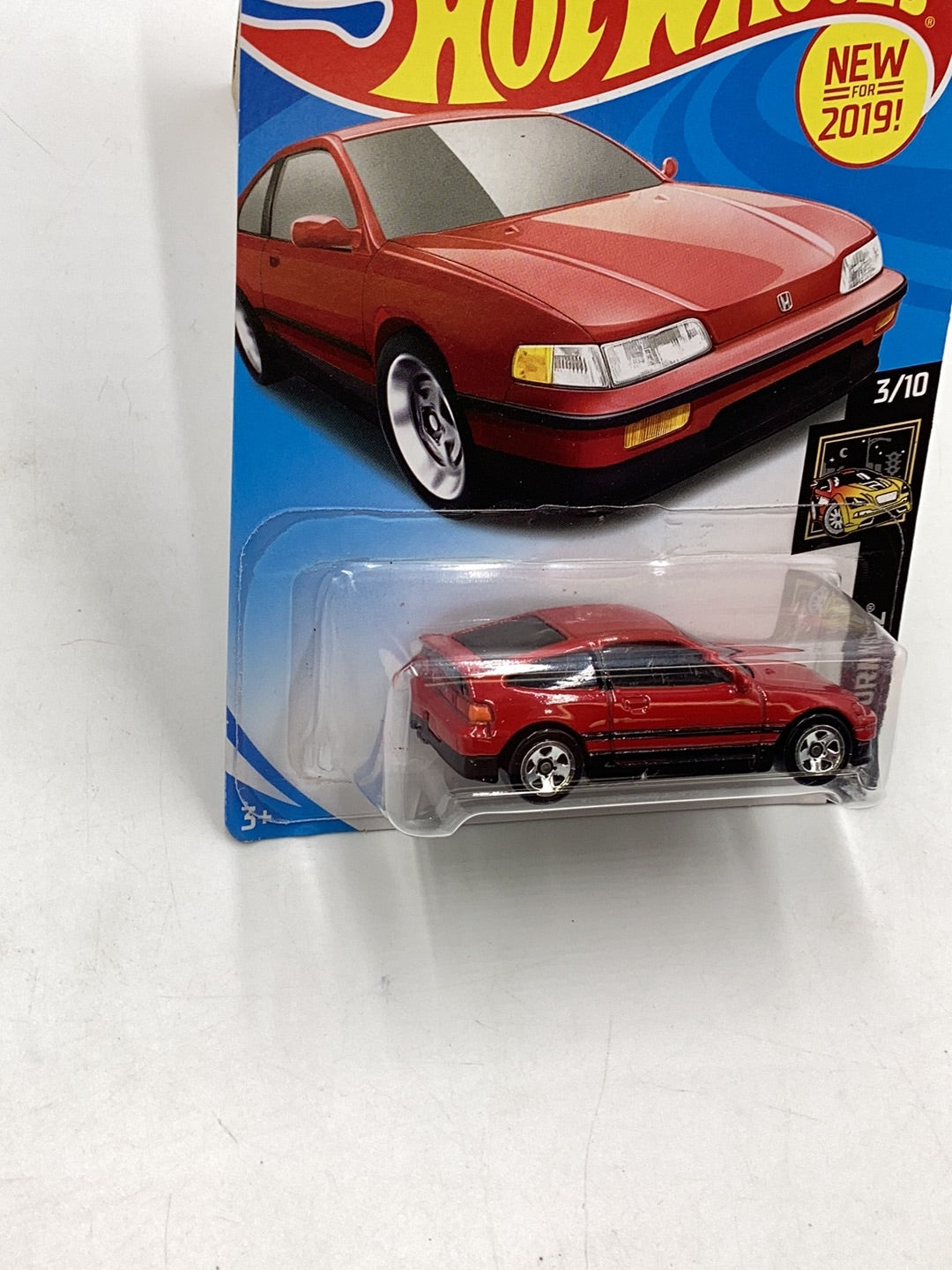 2019 Hot wheels #49 88 Honda CR-X Red 77F