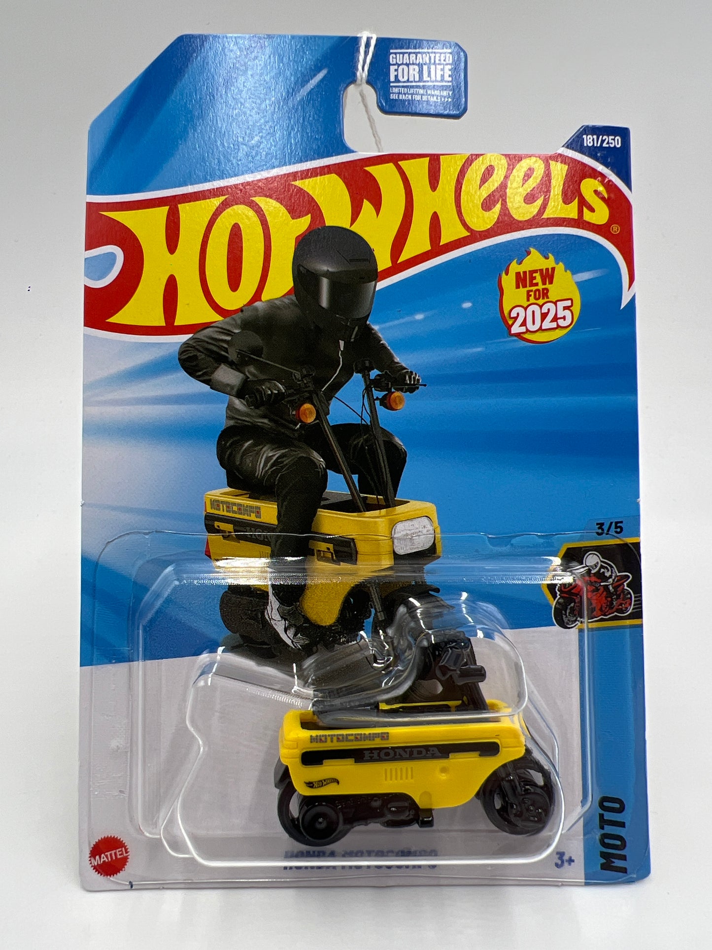 2026 Hot Wheels A Case Moto #181 Honda Motocompo Yellow 77H