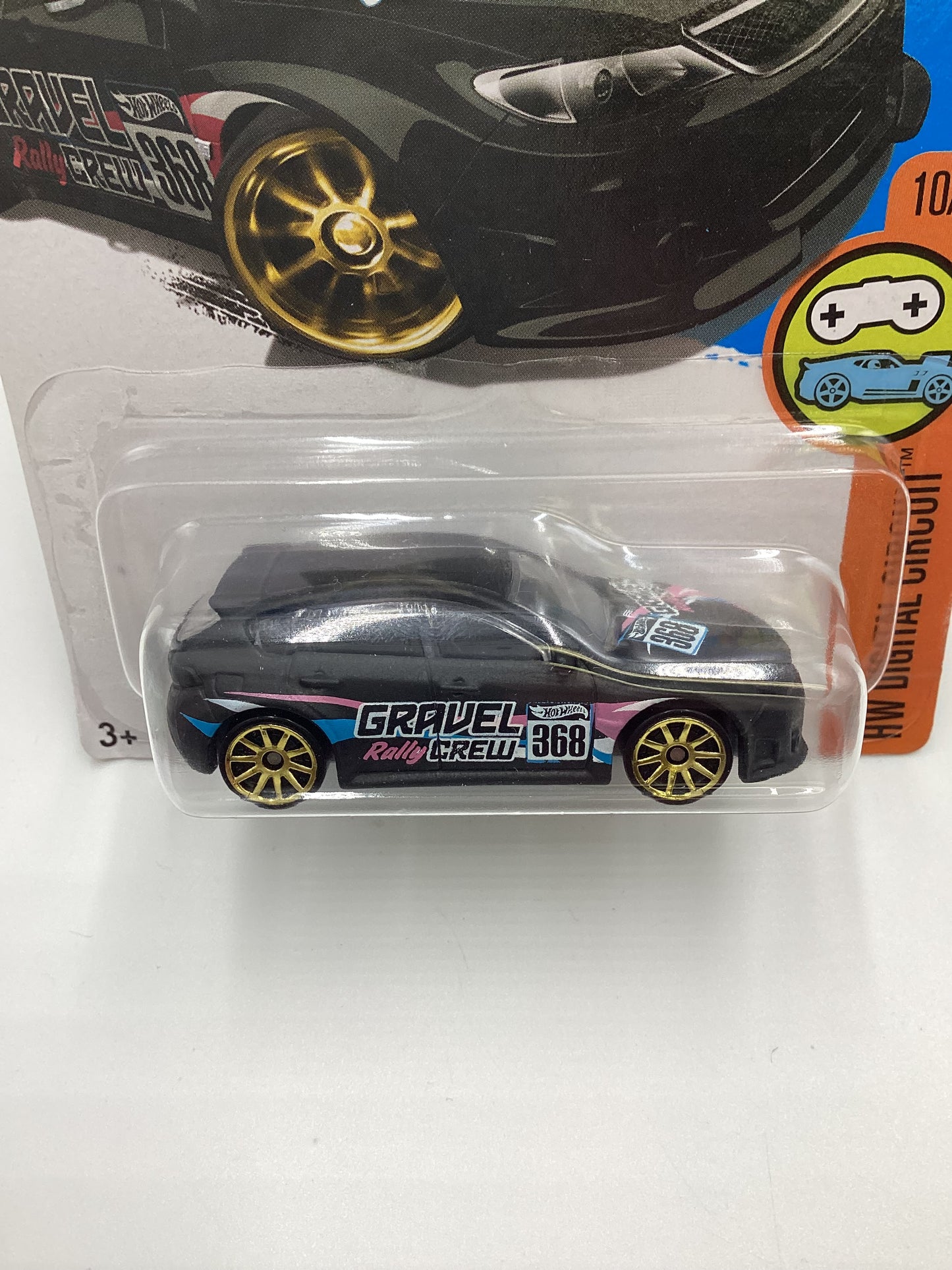 2016 Hot Wheels #30 Subaru WRX STI Matte Black Kmart exclusive 239B