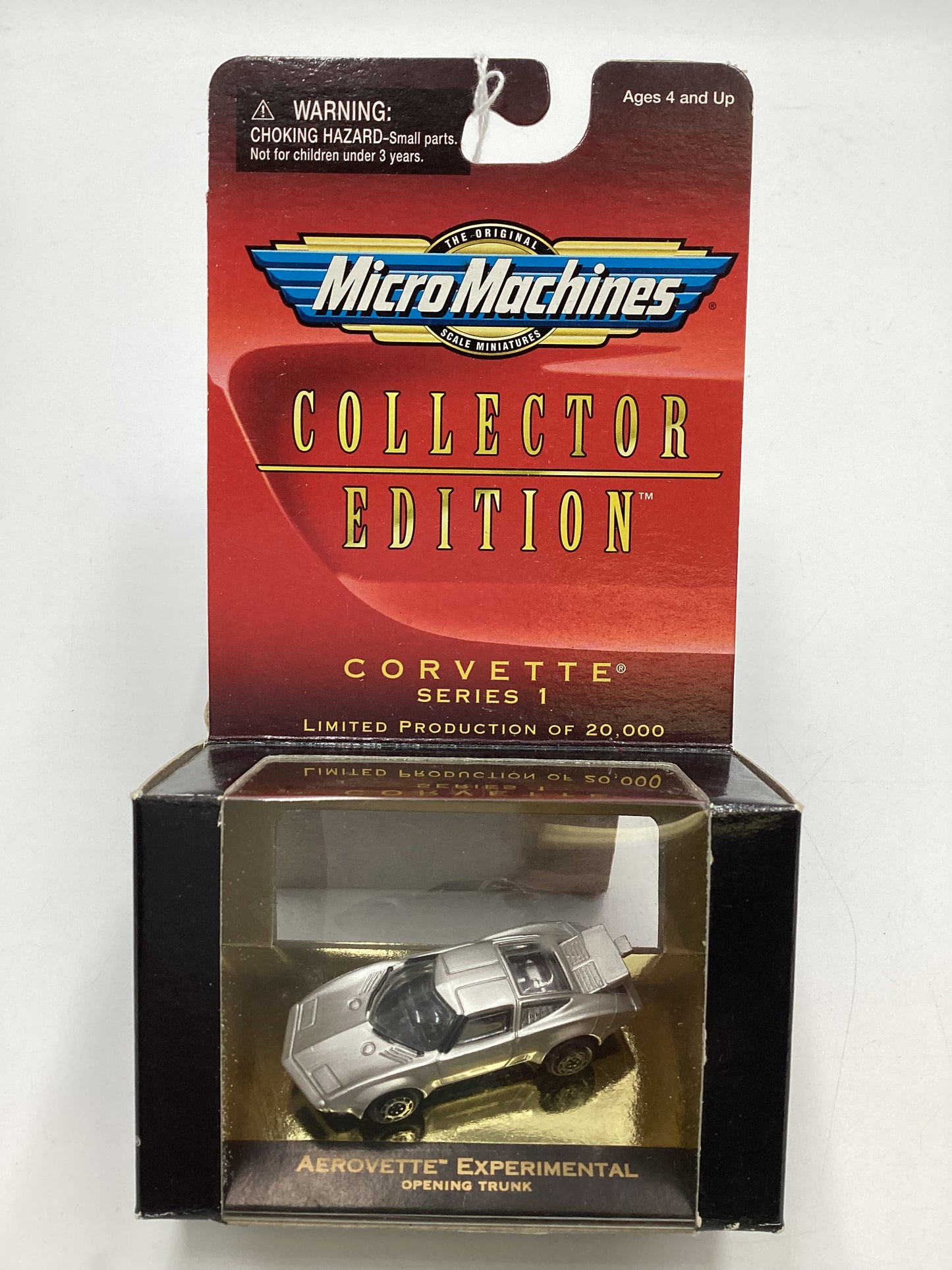 Micro Machines Collectors Edition Corvette Series 1 1967 Aerovette Experimental Silver 1/20000 SR CE 10