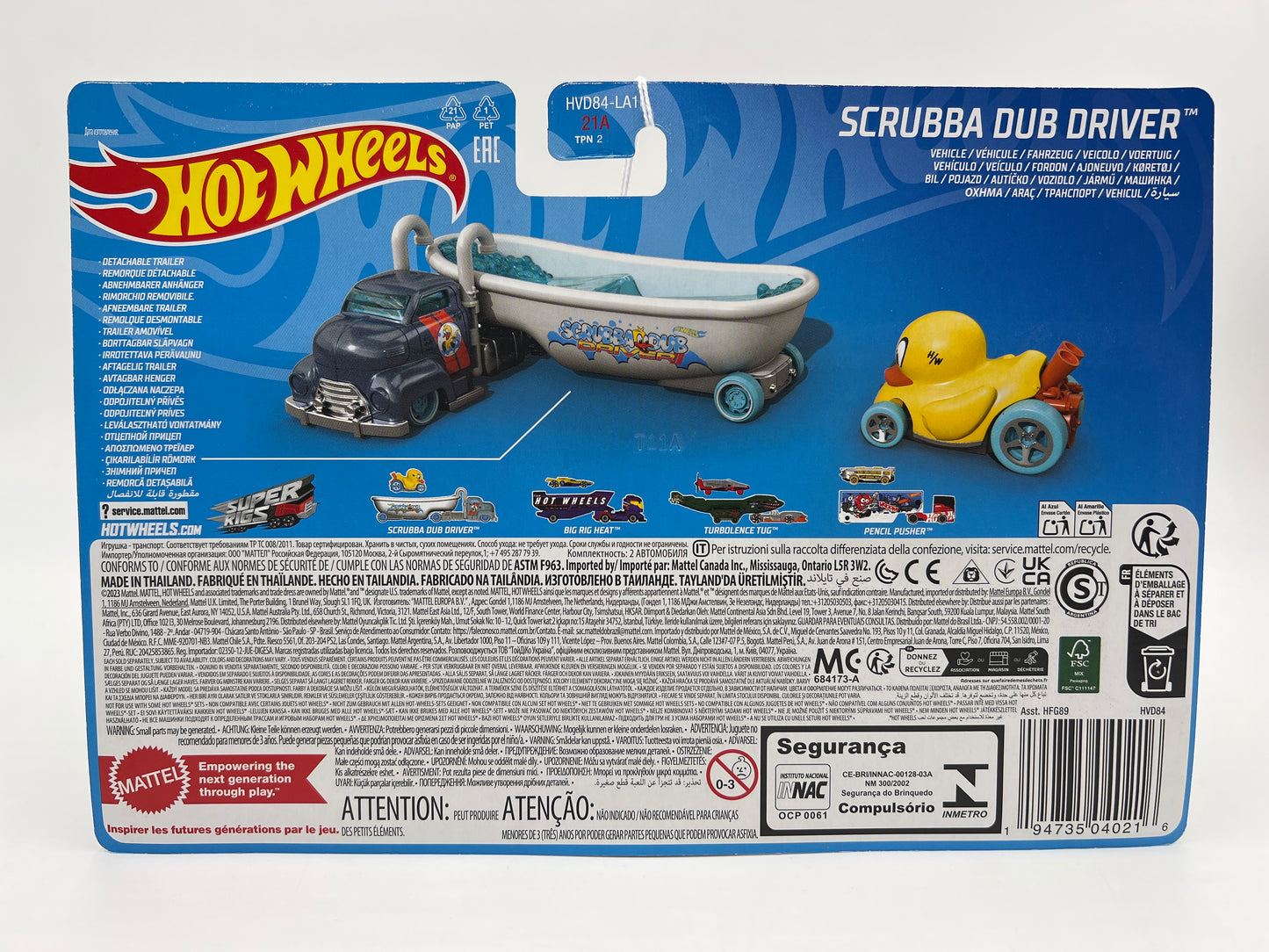 2024 Hot Wheels Super Rigs Scrubba Dub Driver & Duck N Roll SR