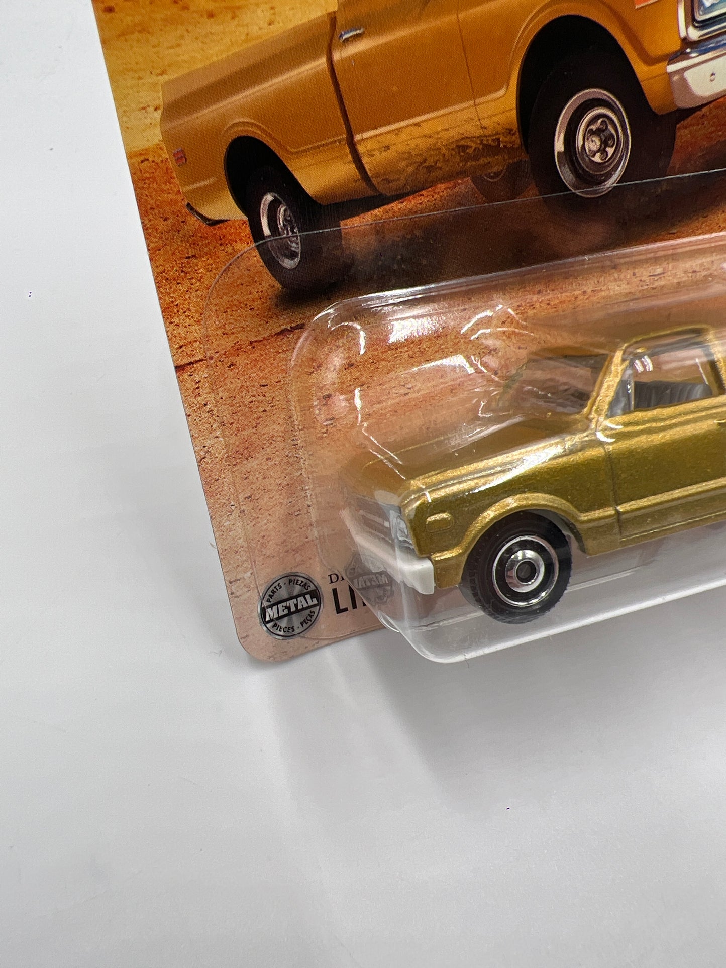 2025 Matchbox #110 1968 Chevy C10 Gold 213D