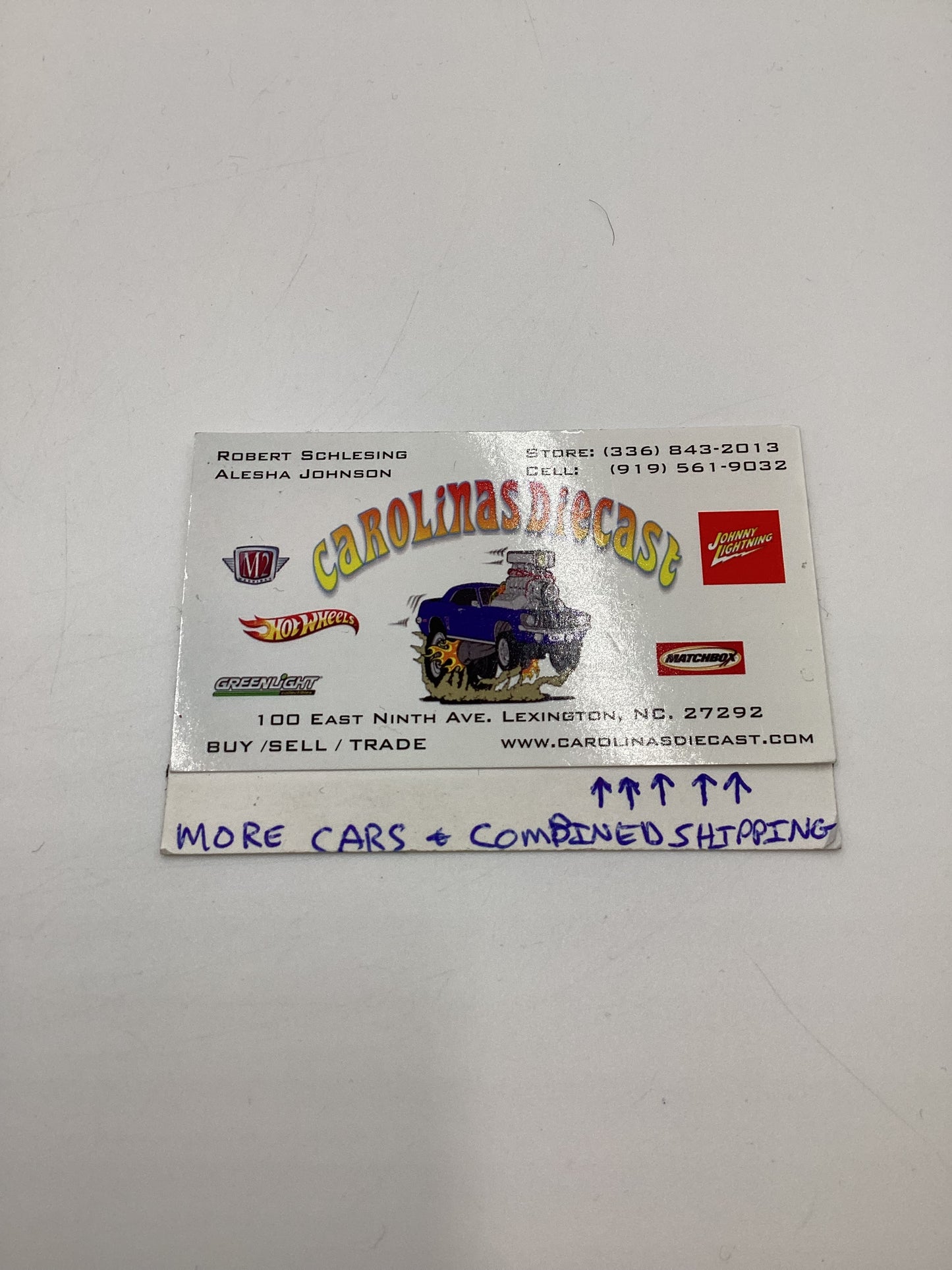 2008 Hot Wheels Stars #85 Cadillac Sixteen Blue International Card