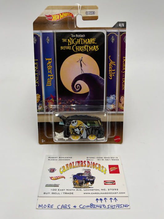 2022 Hot Wheels Disney #4 The Nightmare Before Christmas Kool Kombi Black 161A