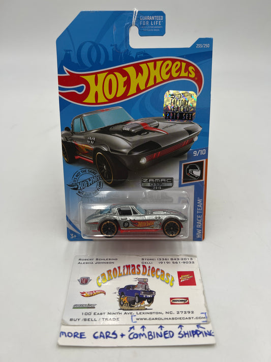 2019 Hot Wheels Factory Sealed Zamac 017 #233 Corvette Grand Sport 146D