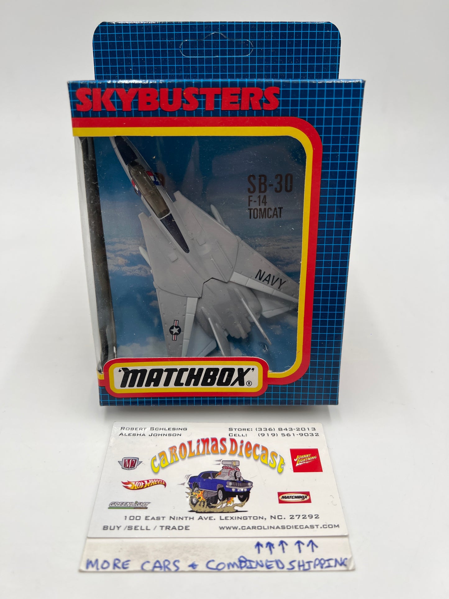 Matchbox Skybusters SB-30 F-14 Tomcat Navy Unpunched