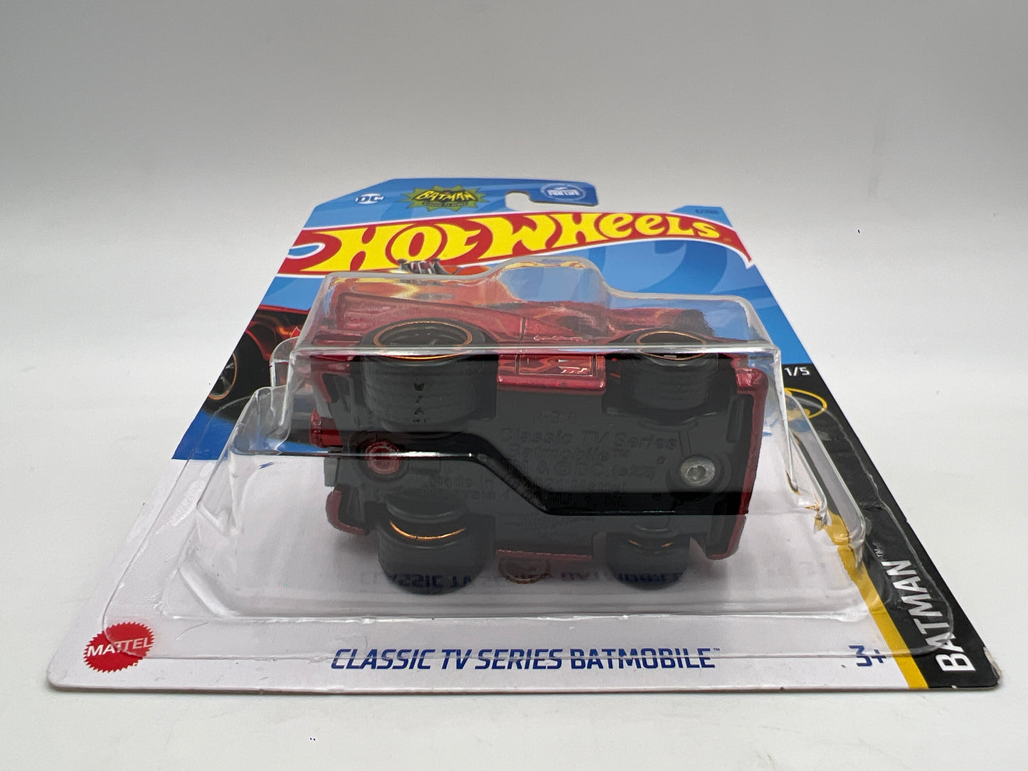 2023 Hot Wheels Super Treasure Hunt #3 Classic TV Series Batmobile Red W/Protector
