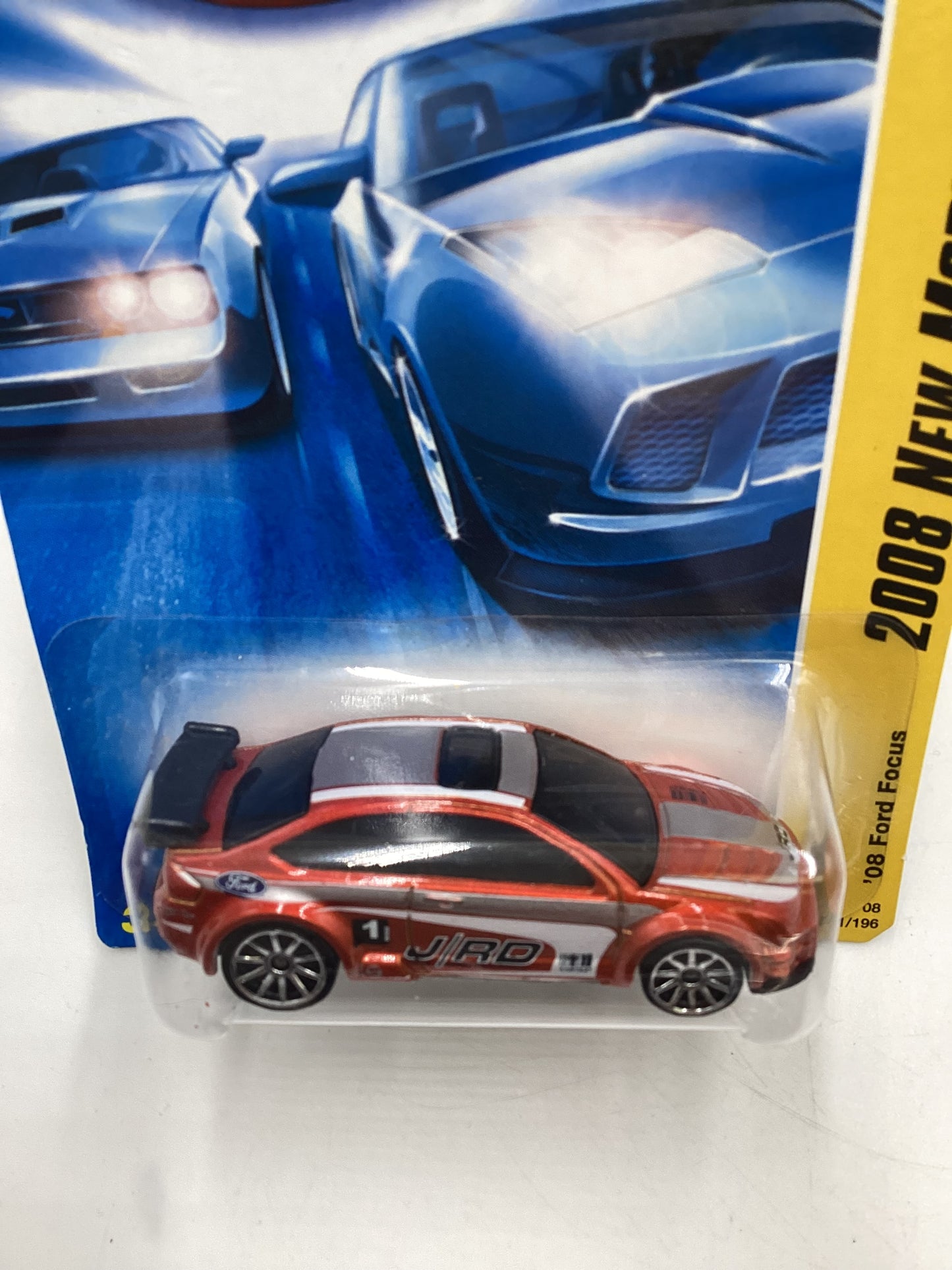 2008 Hot Wheels New Models #31 08 Ford Focus Orange 20i