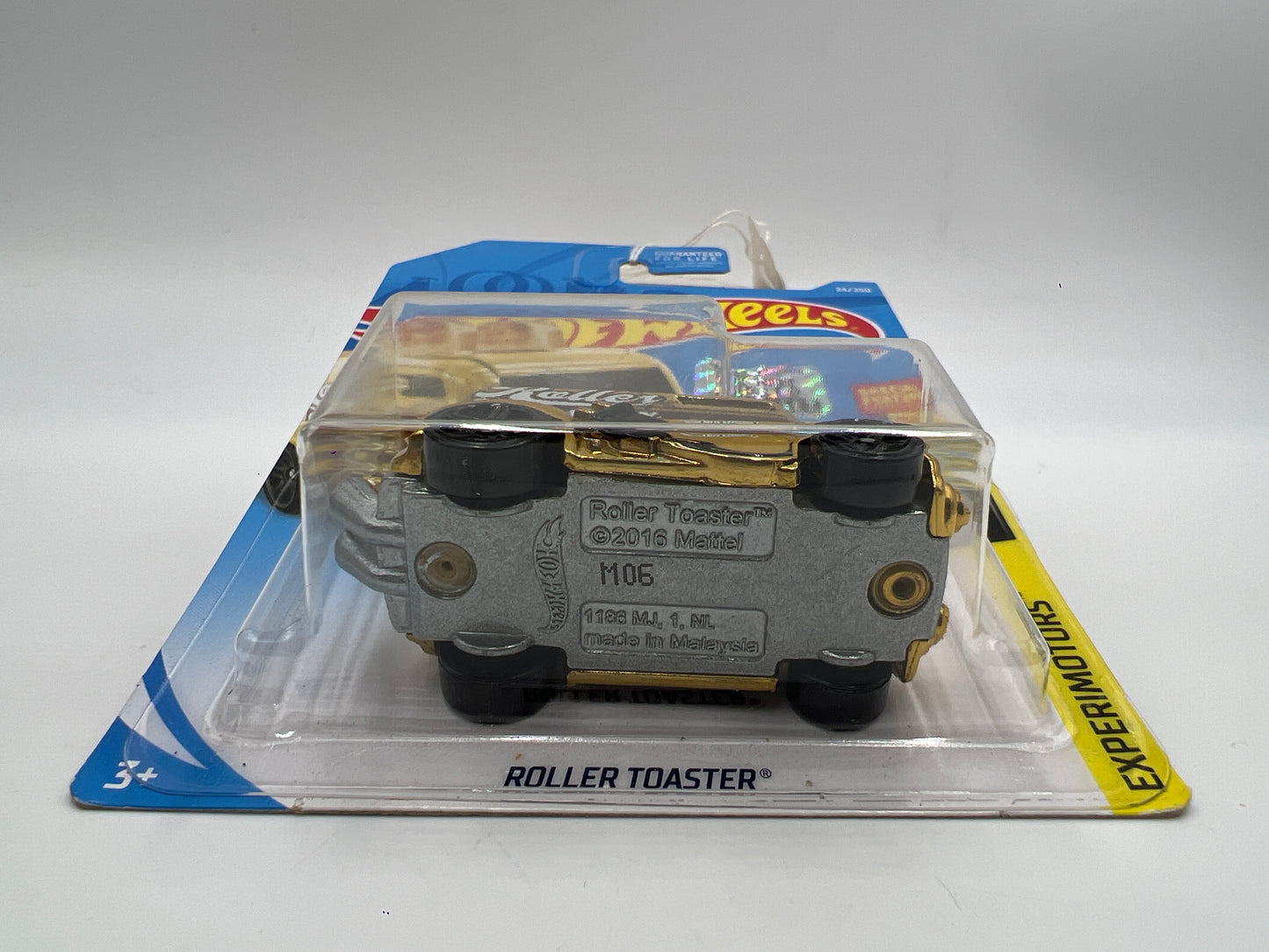 2019 Hot Wheels Experimotors #24 Roller Toaster Gold Chrome Factory Sealed SR