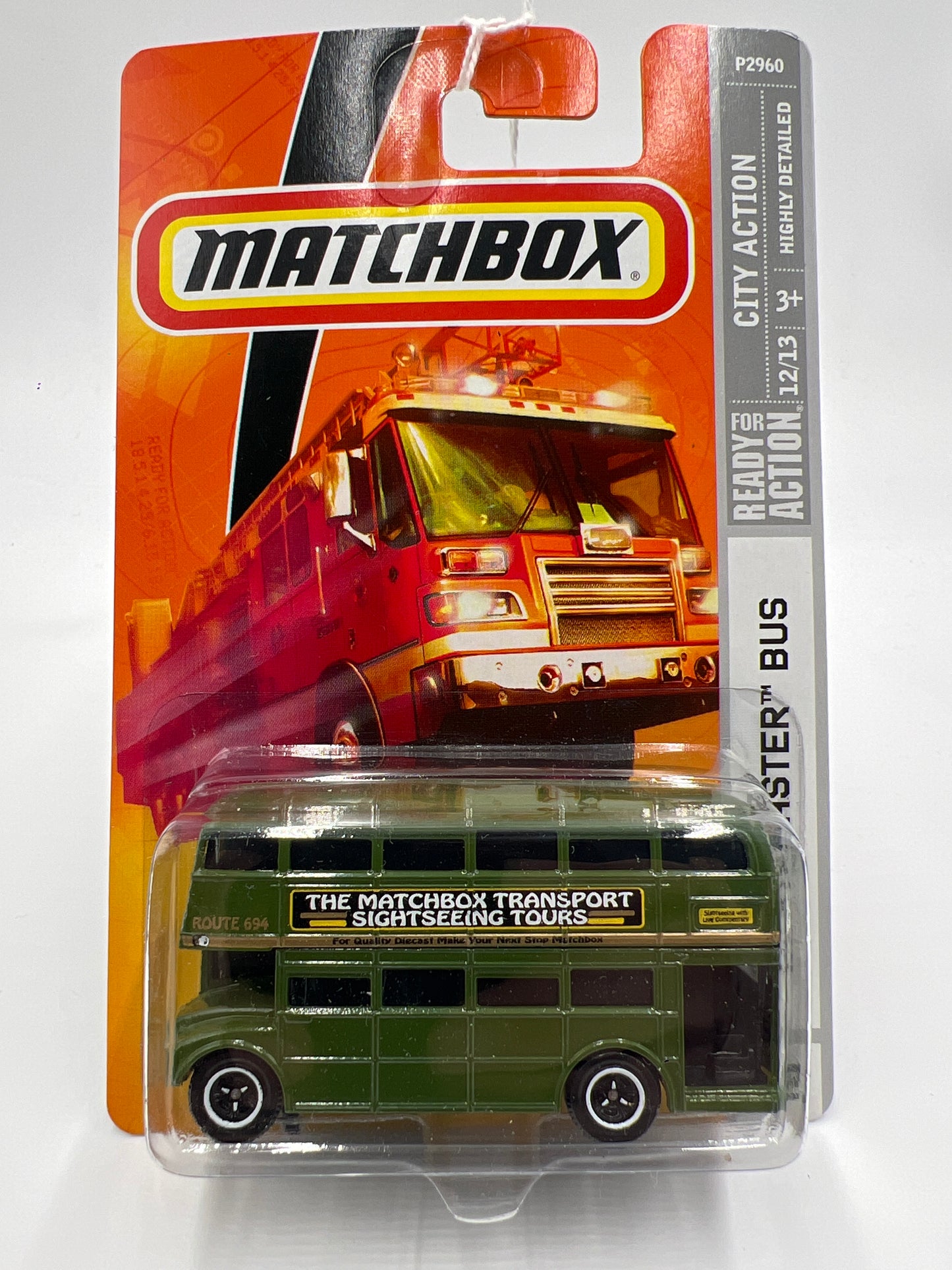 Matchbox #52 City Action Routemaster Bus Green 206G