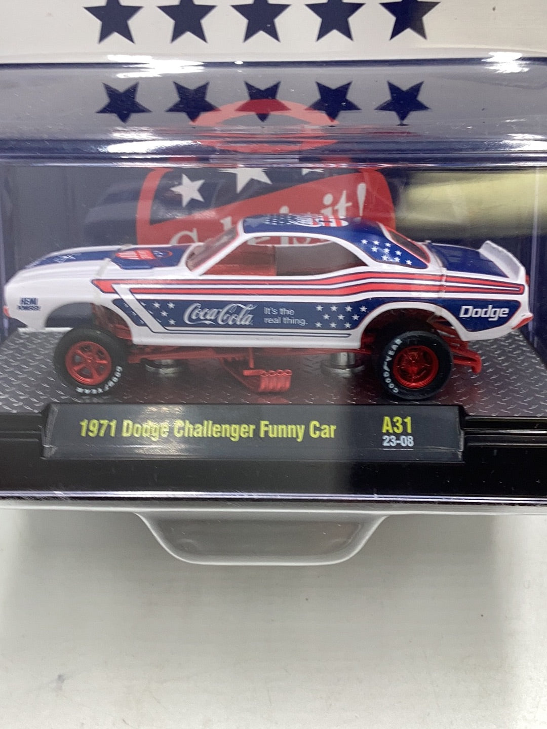 M2 Coca Cola Chase 1/750 1971 Dodge Challenger funny car A31