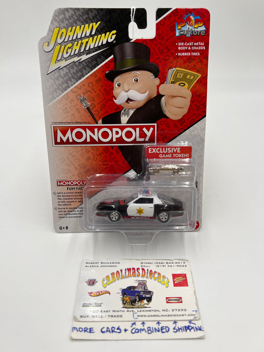 Johnny Lightning Pop Culture Monopoly 1982 Chevy Camaro Police