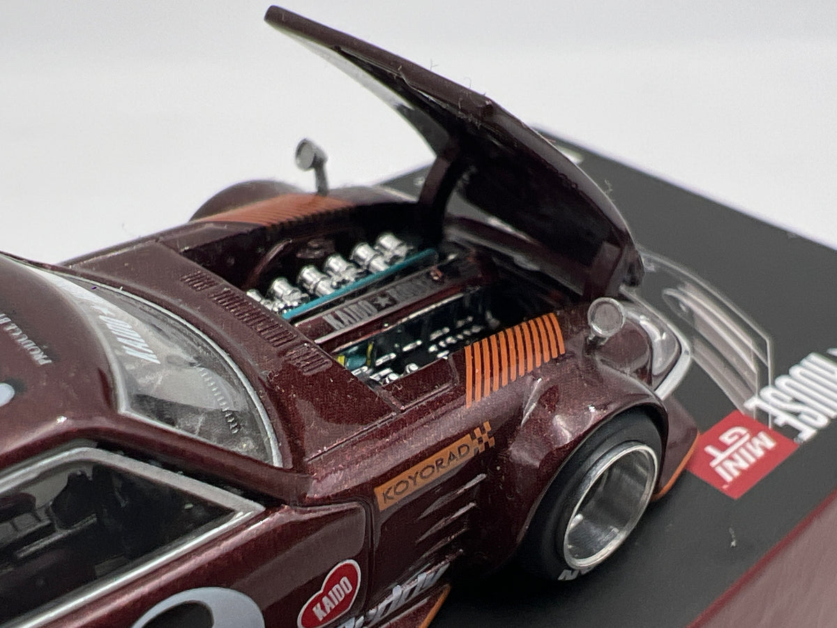 Mini GT x Kaido House #023 Datsun Kaido Fairlady Z Dark Red