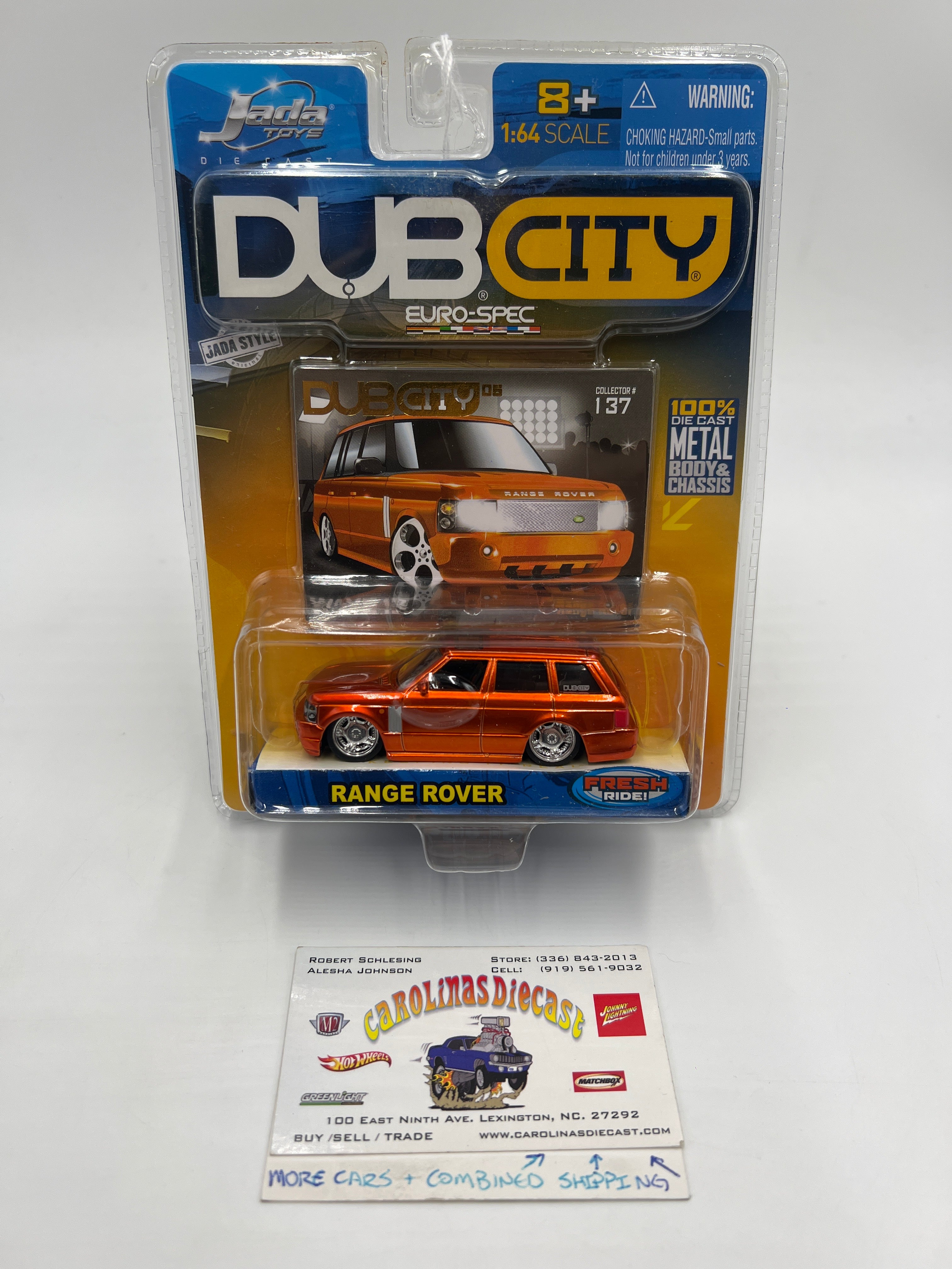 Jada Toys Dub City Euro Spec Wave 13 #137 Range Rover Orange SR