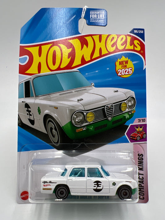 2026 Hot Wheels A Case Compact Kings #195 Alfa Romeo Giulia TI Super White 68F