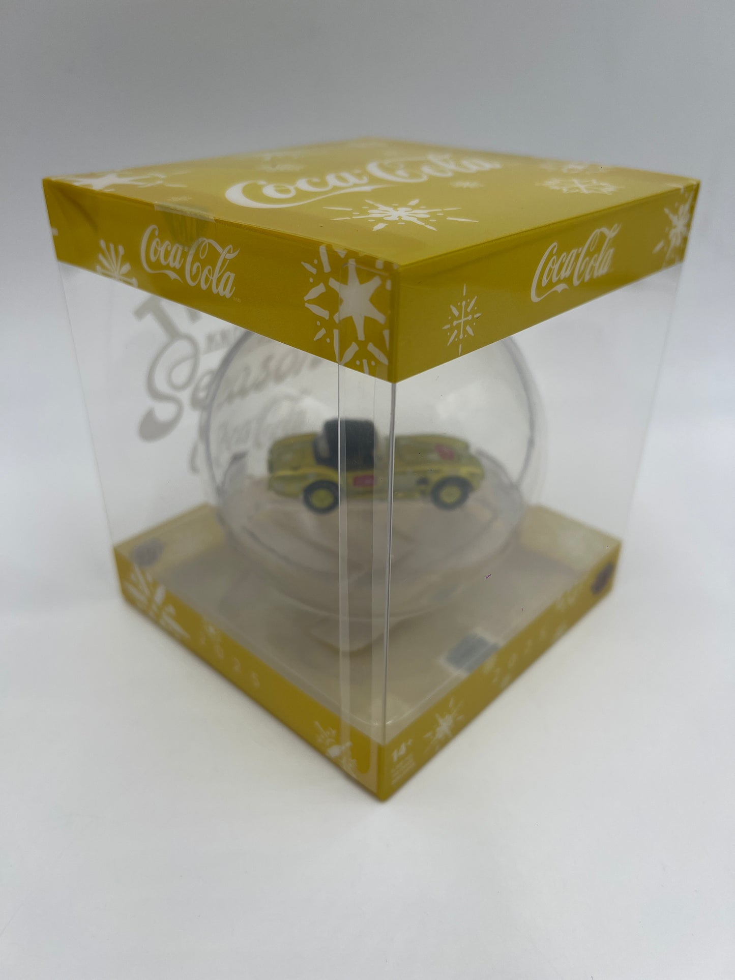 2025 M2 Machines CHASE Coca Cola Holiday Christmas Ornaments 1965 Ford Shelby 427 Cobra Gold
