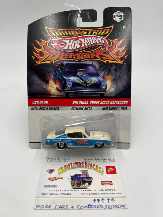 Hot Wheels Premium Drag Strip Demons #23 Bill Stiles Super Stock Barracuda SR