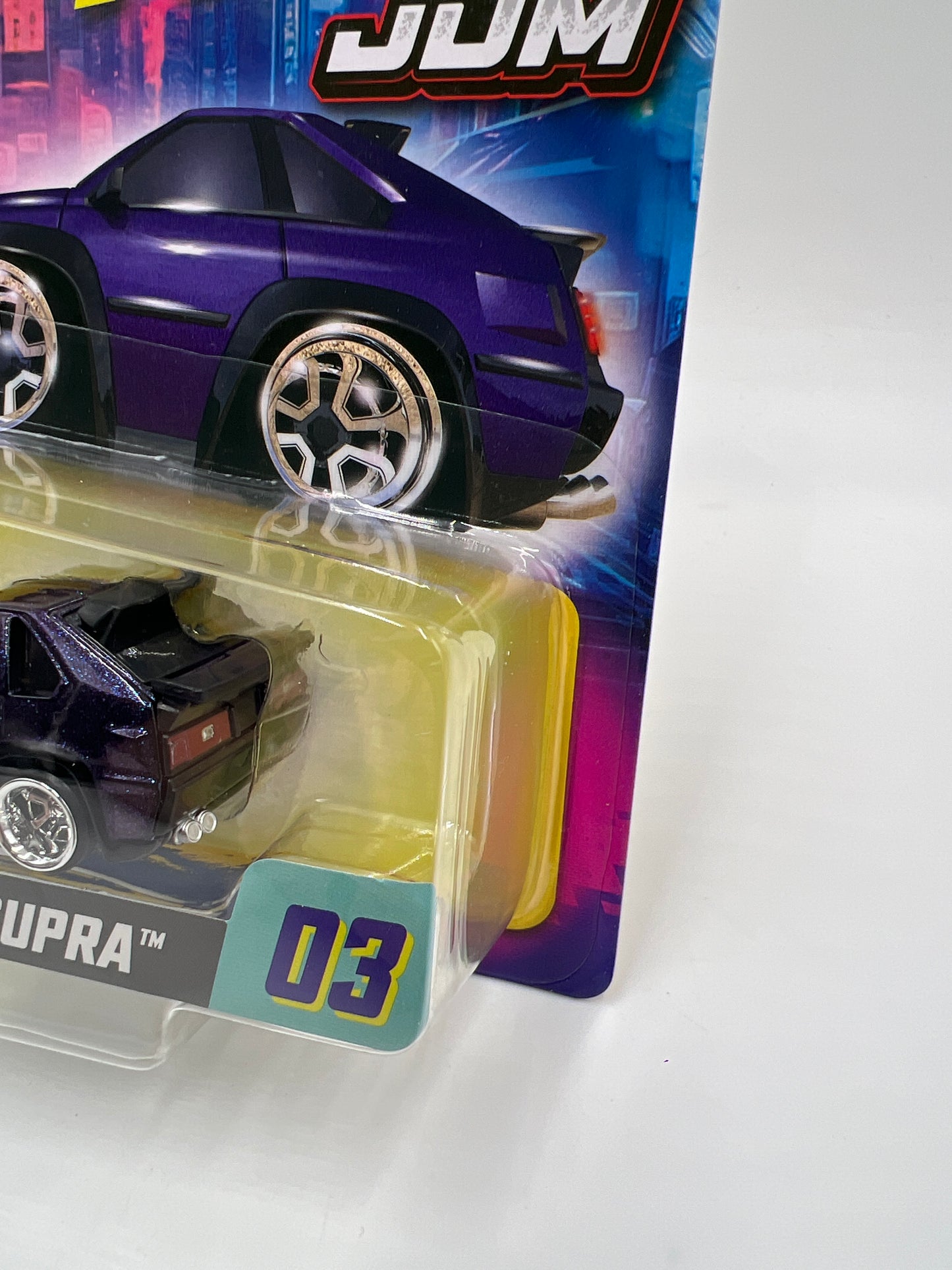 2025 MGA Car Tuned JDM Series 3 #3 83 Toyota Supra Purple