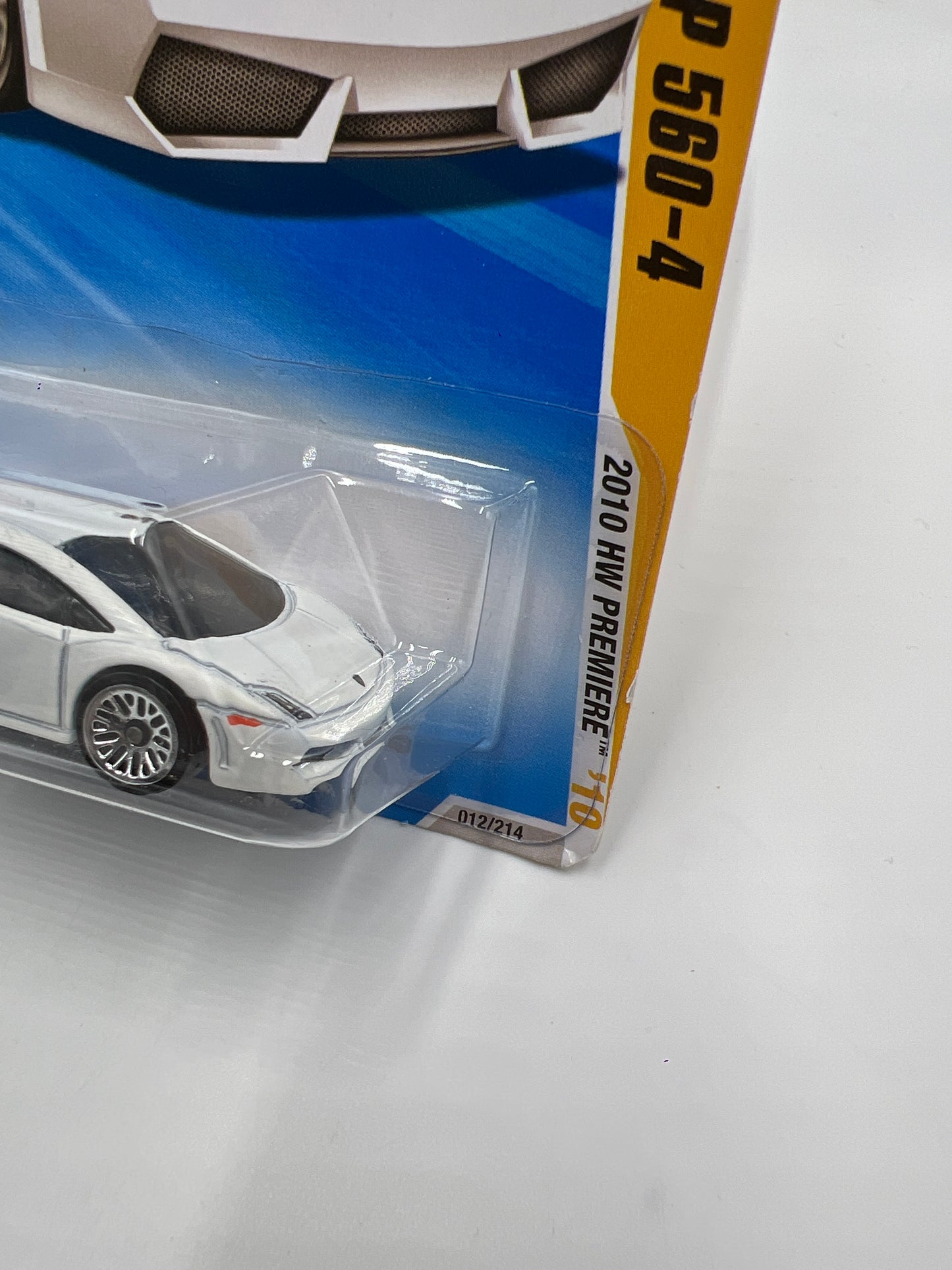 2010 Hot Wheels Premiere #12 Lamborghini Gallardo LP 560-4 White 102A