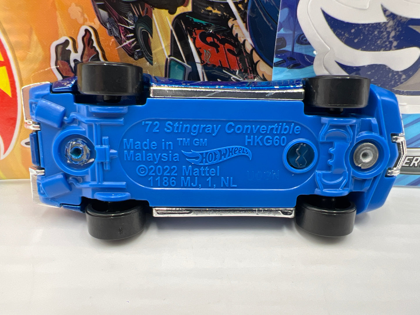 2025 Hot Wheels Mystery Models Series 2 #2 CHASE 72 Corvette Stingray Convertible Blue