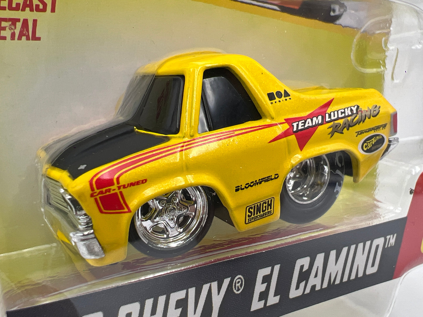 Car Tuned Series 2 Walgreens Exclusive #1 68 Chevy El Camino Yellow 180J