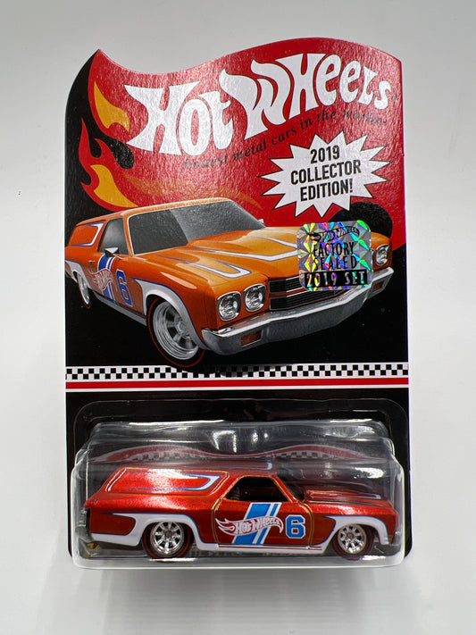 2019 Hot Wheels Factory Sealed Collectors Edition Mail In #6 70 Chevelle Delivery Orange W/Protector