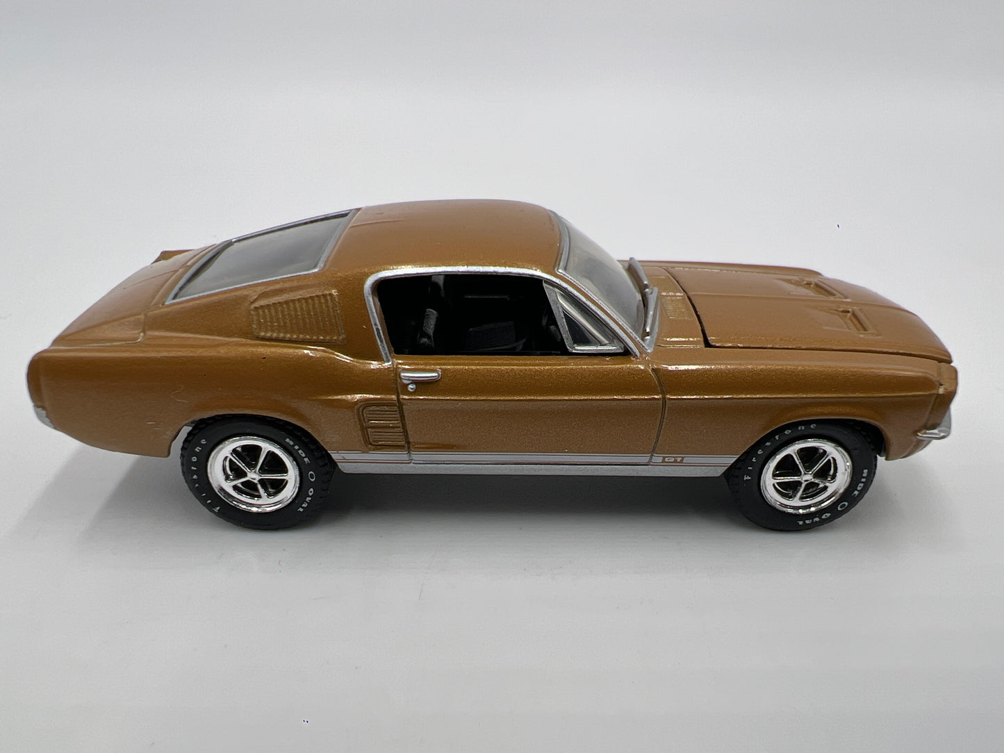 Greenlight Premium 1/64 1967 Ford Mustang GT Brown Loose